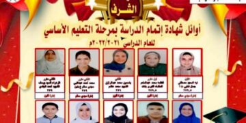 أوائل الشهادة الإعدادية بكفر الشيخ العشرة