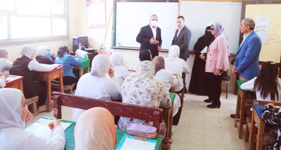 محافظ كفر الشيخ تفقد أداء الطلاب لامتحانات الفصل الدراسي الثاني