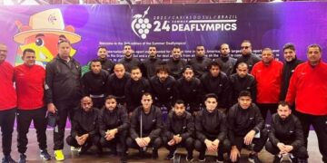 رئيس جامعة كفرالشيخ إستقبل أمين كلية التربية الرياضية عضو مجلس إدارة اللجنة البارالمبية المصرية ورئيس بعثة المنتخب القومي لكرة القدم للصم 1 - جريدة المساء