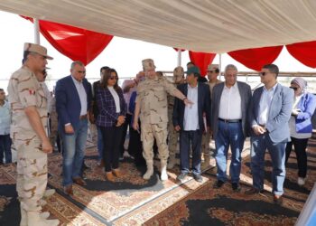 محافظ دمياط ورئيس صندوق التنمية الحضرية يتابعان الموقف التنفيذى بمشروع تطوير عواصم المدن برأس البر 33 - جريدة المساء