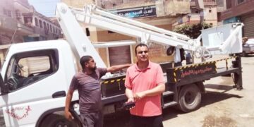 إستمرار حملات النظافة والتجميل ورفع الإشغالات وكفاءة الإنارة العامة بقري ومدن المحافظة 1 - جريدة المساء