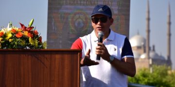 وزير الشباب والرياضة يشارك السفارة الهندية فى حفل ختام اليوم العالمى لليوجا 2 - جريدة المساء وزير الشباب والرياضة يشارك السفارة الهندية فى حفل ختام اليوم العالمى لليوجا 1 - جريدة المساء
