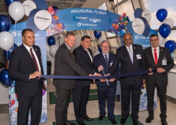 مطار دبلن يحتفل بتشغيل رحلات مصر للطيران 27 - جريدة المساء