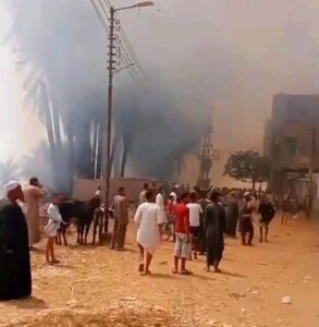 حريق هائل في منزل و ٦ أحواش مجاورة بقنا 21 - جريدة المساء