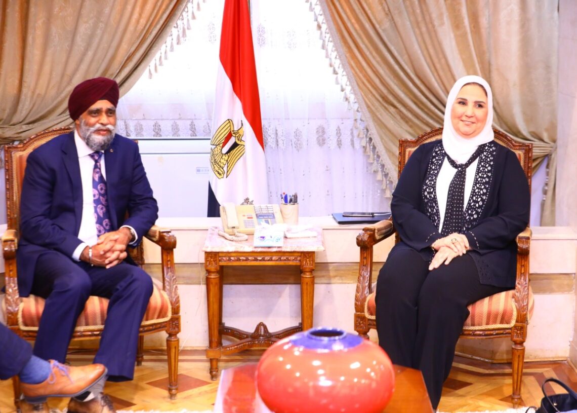 وزيرة التضامن تبحث التعاون فى مجال التمكين الاقتصادى والتدريب والتوظيف مع وزير التنمية الدولية الكندى 15 - جريدة المساء
