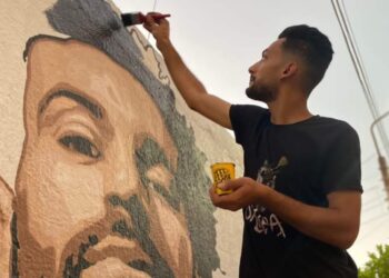 إبداعات ولوحات الفنان "صبره" للأيقونة "مو صلاح" تزين جداريات التل الكبير 29 - جريدة المساء