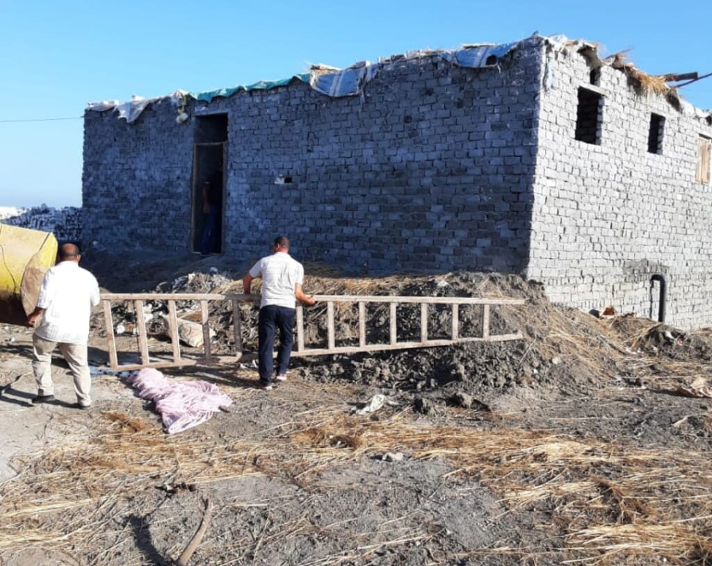 إزالة مخالفة على مساحة 140م أملاك دولة بجنوب بورسعيد 24 - جريدة المساء