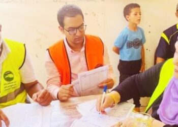 الكشف علي 324 مواطنا في قافلة طبية للعيون لحزب مستقبل وطن فى كفرالشيخ 25 - جريدة المساء