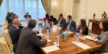 د. معيط.. لممثلي البنك الدولى: نتطلع إلى دعم شركاء التنمية الدوليين للرؤية الأفريقية فى قضايا التمويل والمناخ 2 - جريدة المساء د. معيط.. لممثلي البنك الدولى: نتطلع إلى دعم شركاء التنمية الدوليين للرؤية الأفريقية فى قضايا التمويل والمناخ 1 - جريدة المساء