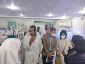 فريق منظمة التعاون الياباني "الجايكا" يتفقد مستشفي نجع حمادي وقنا العام 25 - جريدة المساء