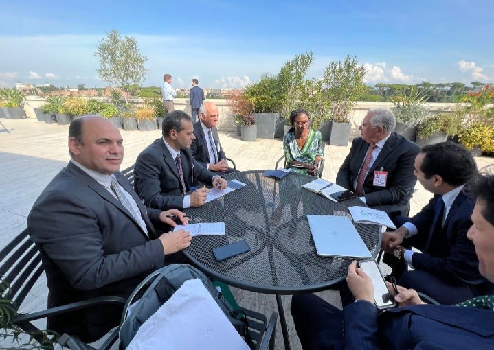 وزير الزراعة يلتقي خبيرين دوليين في ادارة ازمات الامن الغذائي بالأمم المتحدة 17 - جريدة المساء