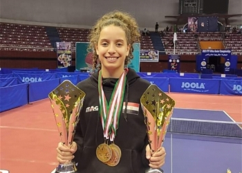 هنا جودة تفوز بذهبية بطولة مصر الدولية للطاولة 25 - جريدة المساء