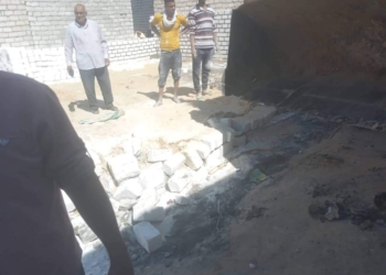 ازالة حالات تعدى بالبناء المخالف ورفع مخلفات وصيانة اعطال الكهرباء بقري مركز المنيا 28 - جريدة المساء