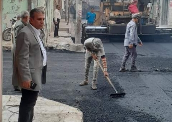 رصف ورفع كفاءة الشوارع الداخلية بمنطقة الصاغة بالزقازيق 29 - جريدة المساء