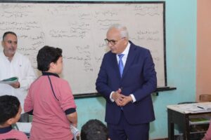 وزير التربية والتعليم يتفقد سير العملية التعليمية بمدارس محافظة الشرقية 25 - جريدة المساء