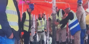 نجاح أعمال الصبة الخرسانية الأولى للوحدة النووية الثانية لمحطة الضبعة 2 - جريدة المساء نجاح أعمال الصبة الخرسانية الأولى للوحدة النووية الثانية لمحطة الضبعة 1 - جريدة المساء