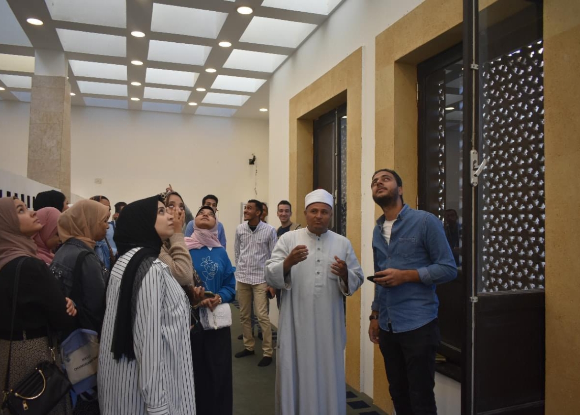 قسم الهندسة المعمارية بجامعة سوهاج تنظم زيارة ميدانية إلى مسجد باصونه 19 - جريدة المساء