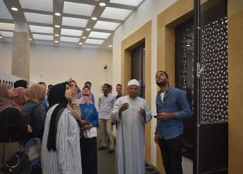 قسم الهندسة المعمارية بجامعة سوهاج تنظم زيارة ميدانية إلى مسجد باصونه 25 - جريدة المساء