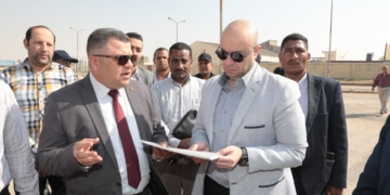 محافظ بني سويف يوجه بسرعة الانتهاء من البنية التحتية والمرافق  بمنطقة الحرفيين شرق النيل 1 - جريدة المساء