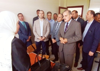 محافظ كفر الشيخ إفتتح مدرسة حسن الجمال انشاء جديدة تزامنا مع الاحتفال بالعيد القومي 32 - جريدة المساء