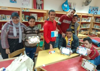 ورش فنية لذوي الاحتياجات الخاصة بقصر ثقافة بورسعيد 33 - جريدة المساء