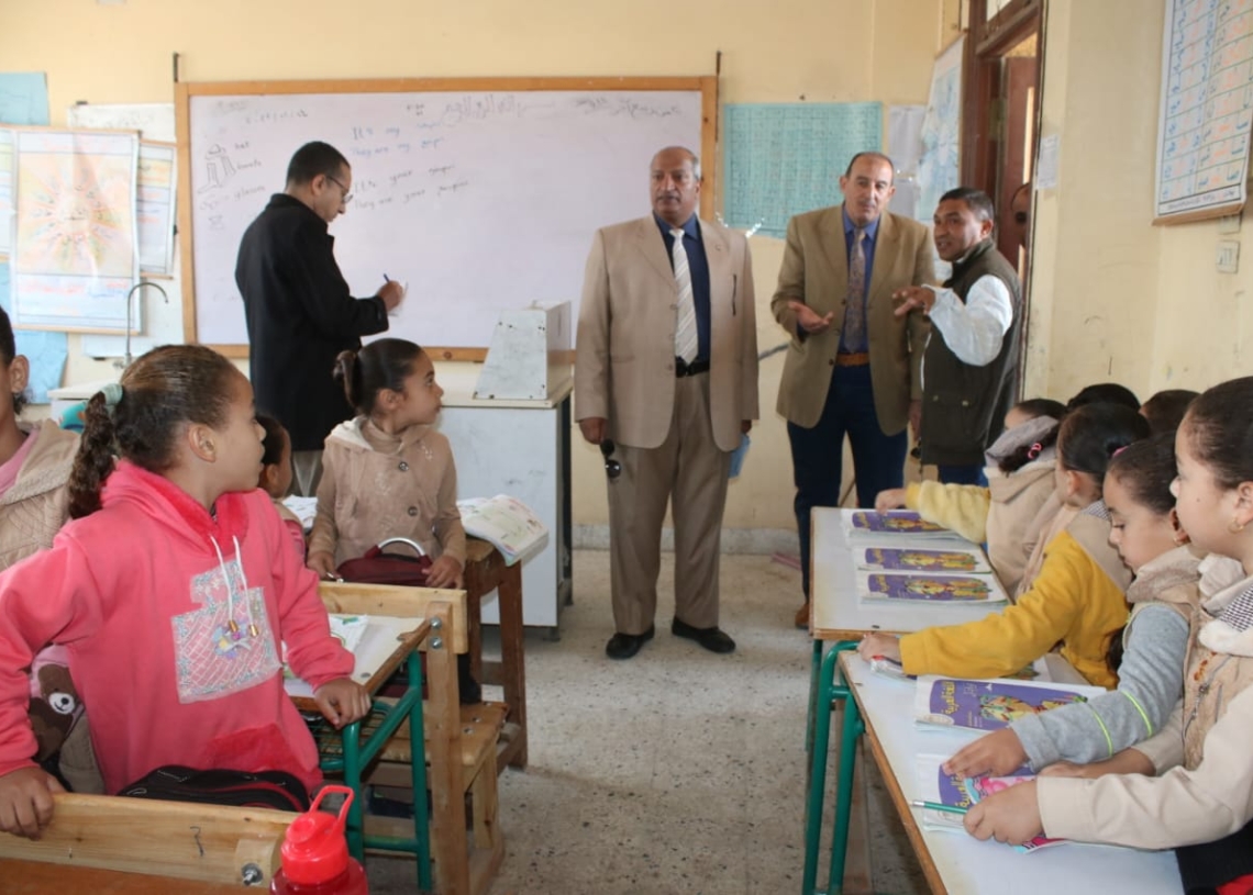 وكيل  وزارة تعليم بني سويف   مدارس سنور وابنبي بيتك ويوجه بالاهتمام بالقراءة والكتابة  19 - جريدة المساء