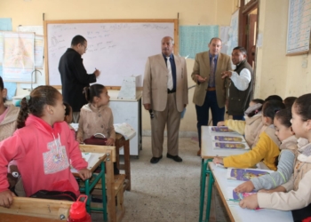 وكيل  وزارة تعليم بني سويف   مدارس سنور وابنبي بيتك ويوجه بالاهتمام بالقراءة والكتابة  29 - جريدة المساء