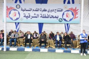 بالصور.. وزير الشباب والرياضة ومحافظ الشرقية يفتتحان دوري كرة القدم النسائية لمراكز شباب مصر 63 - جريدة المساء