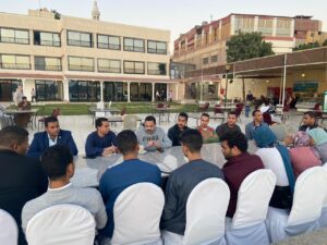 زعيم الأغلبية بمجلس النواب يعقد جلسة حوارية مع برلمان شباب قنا 23 - جريدة المساء