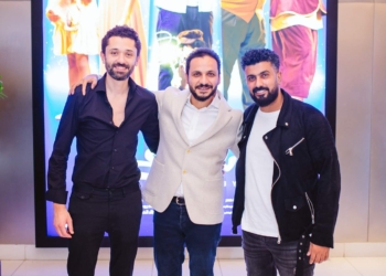 كريم محمود وبيتر ميمي يحتفلان بالعرض الخاص لفيلم" شلبي" في دبي  27 - جريدة المساء