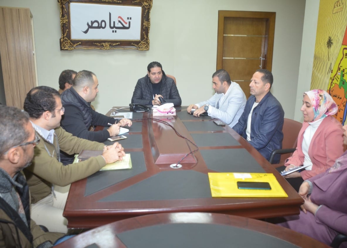  بلال نائب محافظ  بتي سويف يعقد اجتماعاً  لمتابعة مستجدات وسير العمل في منظومة ملف تقنين أراضى  الدولة 19 - جريدة المساء