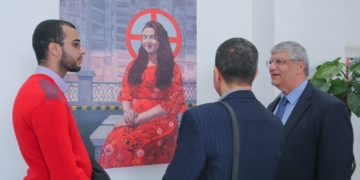 بمشاركة ٣٠ فنانا افتتاح المعرض الأول للفنون البصرية في الجامعة المصرية اليابانية 1 - جريدة المساء
