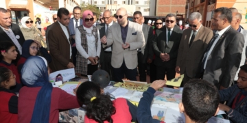 محافظ بني سويف  يُدشّن مبادرة " ارتقاء" للنهوض باللغة العربية بين تلاميذ المرحلة الابتدائية على مستوى مدارس المحافظة 1 - جريدة المساء