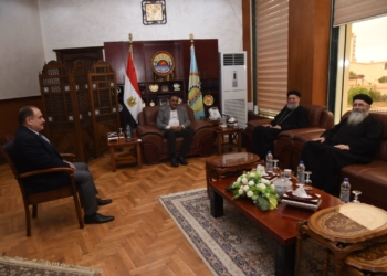 شعيب يستقبل راعي كنائس مطروح 19 - جريدة المساء