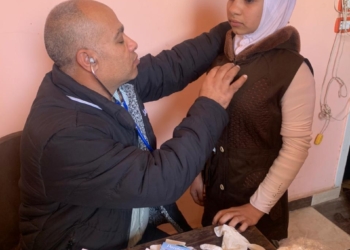 جامعة مدينة السادات تنظم قافله طبيه بقرية " عزبة الجندي"بمحافظةالمنوفية 19 - جريدة المساء