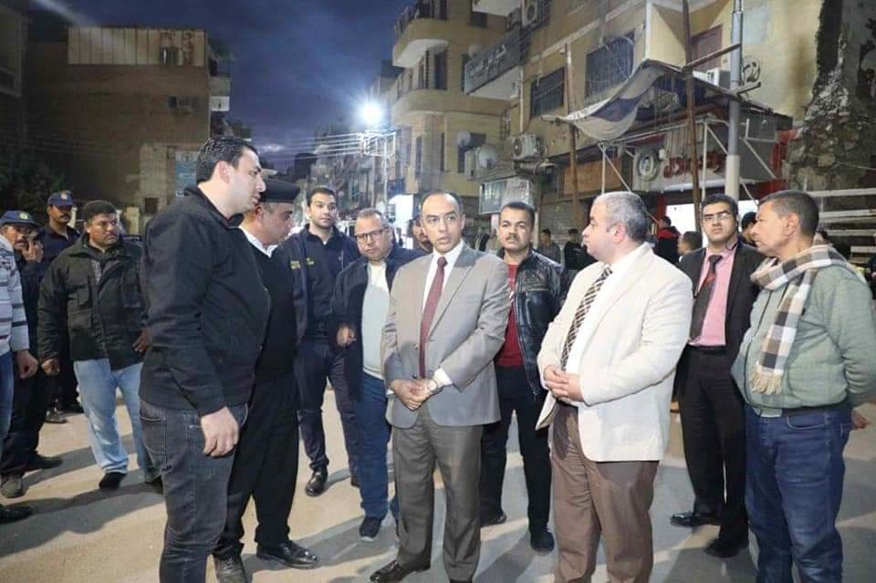نائب محافظ المنيا يتفقد موقع انهيار جزئي لمنزل بحي وسط 17 - جريدة المساء