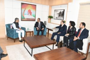 وزير الاتصالات يبحث مع الهندى سبل التعاون المشترك فى مجالات البنية المعلوماتية الدولية والتحول الرقمى 20 - جريدة المساء