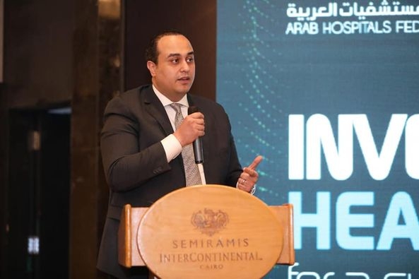 رئيس هيئة الرعاية الصحية: الاستثمار في الرعاية الصحية استثمار استراتيجي يعزز الاقتصادات والإنتاجية بشكل حيوي .. ويؤكد: القطاع الصحي يتميز بتنوع استثماراته وأهمها تكنولوجيا الرعاية الصحية 20 - جريدة المساء رئيس هيئة الرعاية الصحية: الاستثمار في الرعاية الصحية استثمار استراتيجي يعزز الاقتصادات والإنتاجية بشكل حيوي .. ويؤكد: القطاع الصحي يتميز بتنوع استثماراته وأهمها تكنولوجيا الرعاية الصحية 19 - جريدة المساء