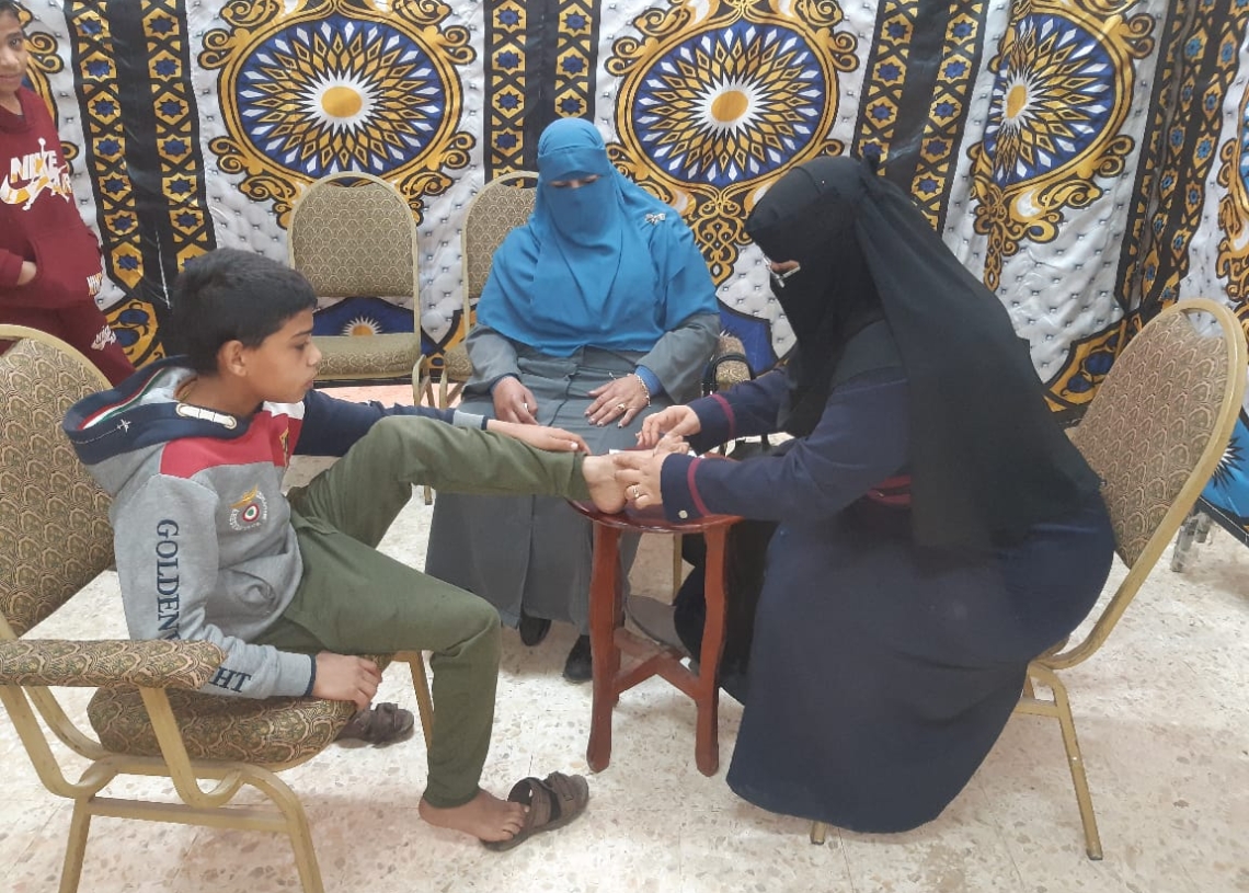 جامعة مدينة السادات تطلق قافلة طبية مجانية بقرية " كفر السكرية " بالمنوفية. 19 - جريدة المساء