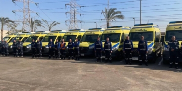 فرع هيئة الإسعاف المصرية بالمنيا يتسلم 11 سيارة إسعاف جديدة مجهزة 1 - جريدة المساء