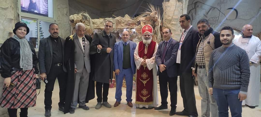 خريجي الأزهر بالمنيا، يقدمون التهنئة للأخوة الأقباط بمناسبة عيد الميلاد المجيد 19 - جريدة المساء