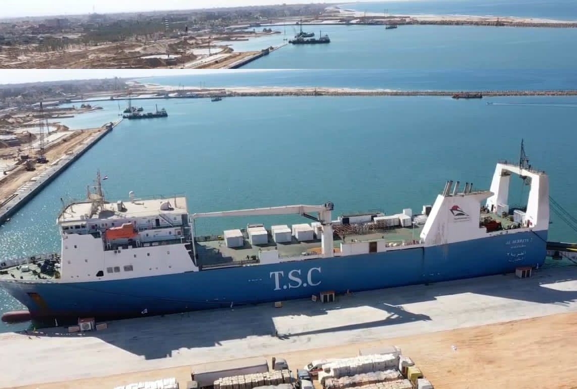 «اقتصادية قناة السويس»: استقبال أول سفينة «رورو» بالرصيف التجاري الجديد لميناء العريش 19 - جريدة المساء