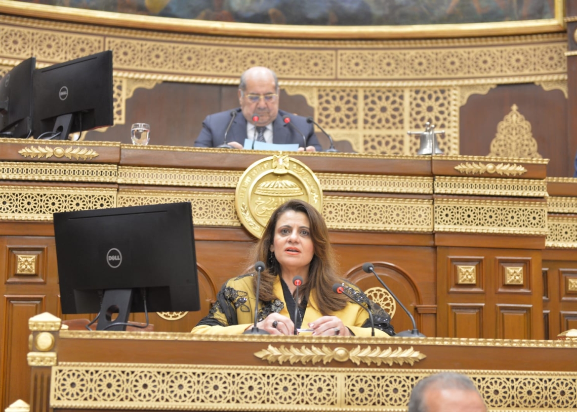 "جندى" تستعرض جهود وزارة الهجرة أمام مجلس الشيوخ 19 - جريدة المساء