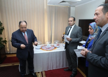 د. معيط يشهد إجراء قرعة الحج بين العاملين بوزارة المالية 19 - جريدة المساء