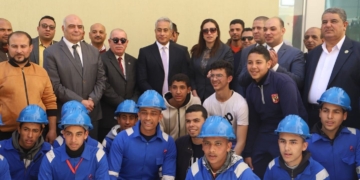 وزير القوى العاملة ونائب محافظ البحيرة يتفقدان مركز تدريب مهنى حوش عيسى 2 - جريدة المساء وزير القوى العاملة ونائب محافظ البحيرة يتفقدان مركز تدريب مهنى حوش عيسى 1 - جريدة المساء