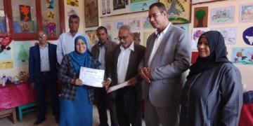 افتتاح المعرض الفني السنوي بمدرسة الشهيد حسن جلال .. بالقرنة 2 - جريدة المساء افتتاح المعرض الفني السنوي بمدرسة الشهيد حسن جلال .. بالقرنة 1 - جريدة المساء