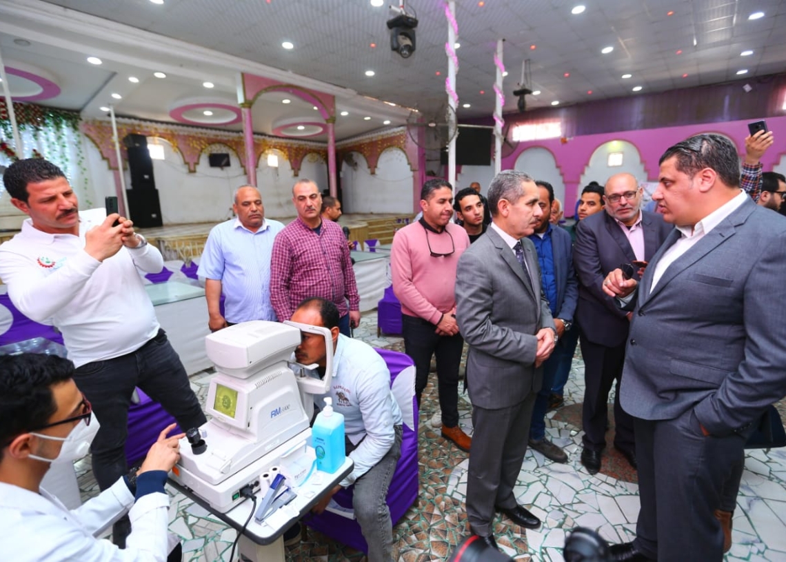 قافلة طبية موسعة للكشف على عيون أهالى مدينة وقرى زفتى 19 - جريدة المساء