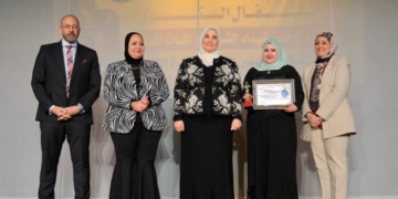 وزيرة التضامن: إعفاء 3 ملايين طالبة بأسر تكافل وكرامة من دفع المصروفات الدراسية 1 - جريدة المساء الوزيرة خلال الاحتفالية