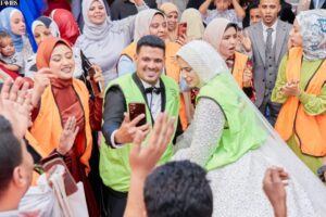 قناوية ترتدى ملابس صندوق مكافحة وعلاج الإدمان يوم عرسها 19 - جريدة المساء