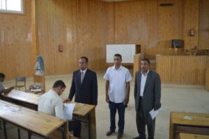 نائب رئيس جامعة جنوب الوادي يتفقد امتحانات كلية الحقوق 121 - جريدة المساء
